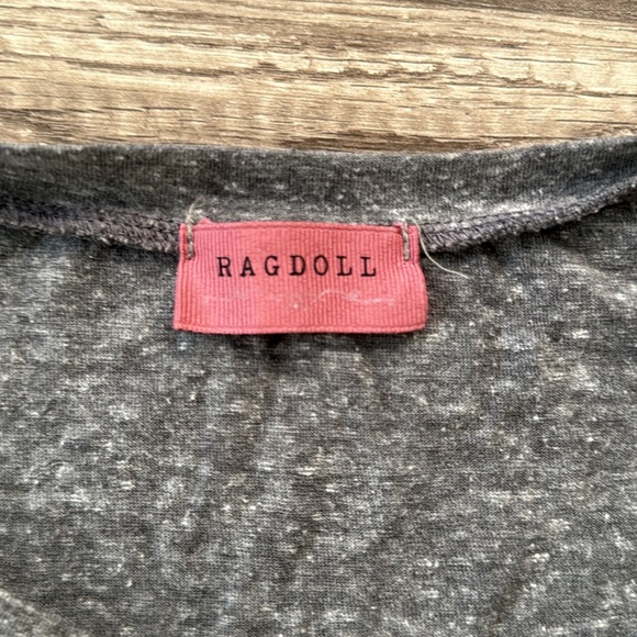 Ragdoll Gray V-Neck Maternity Top M - Picture 2 of 3